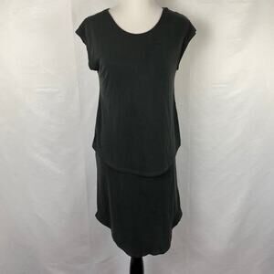 Trouve Women's Black Sleeveless Peek a Boo Back Cut Out Dress Size XS